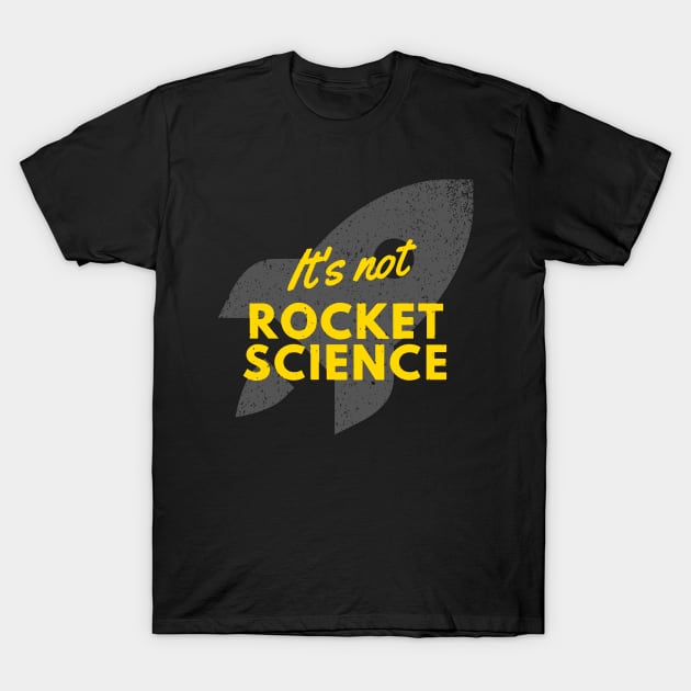 It's Not Rocket Science T-Shirt by TeeNoir